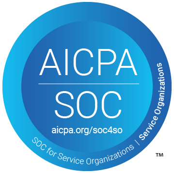 AICPA SOC for Service Organizations certification badge