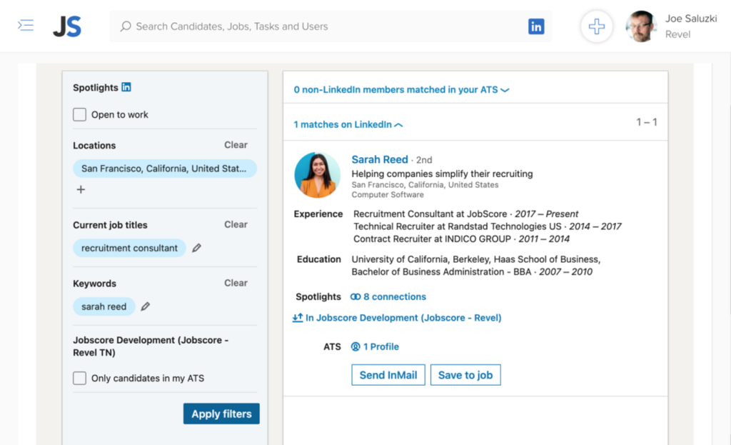 Email template for candidate communication to make the hiring process faster.