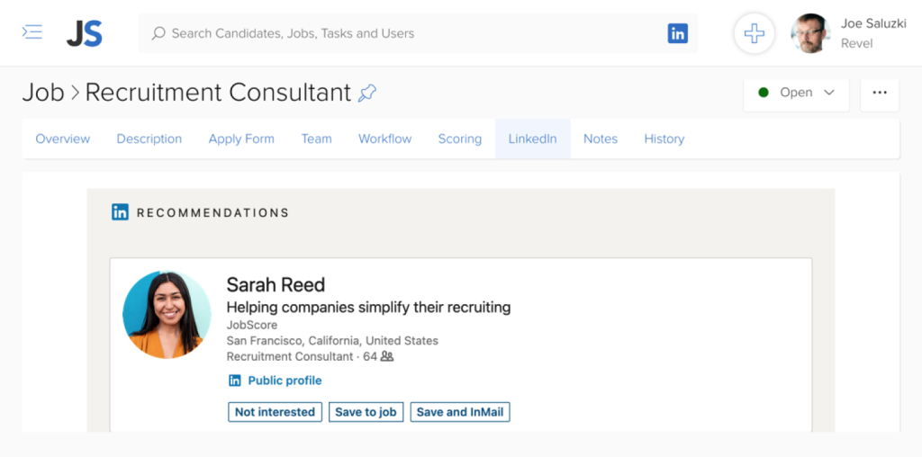 Email template for candidate communication to make the hiring process faster.