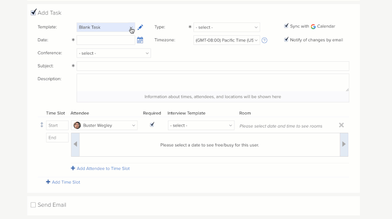 Video conference links & Google Meet integration