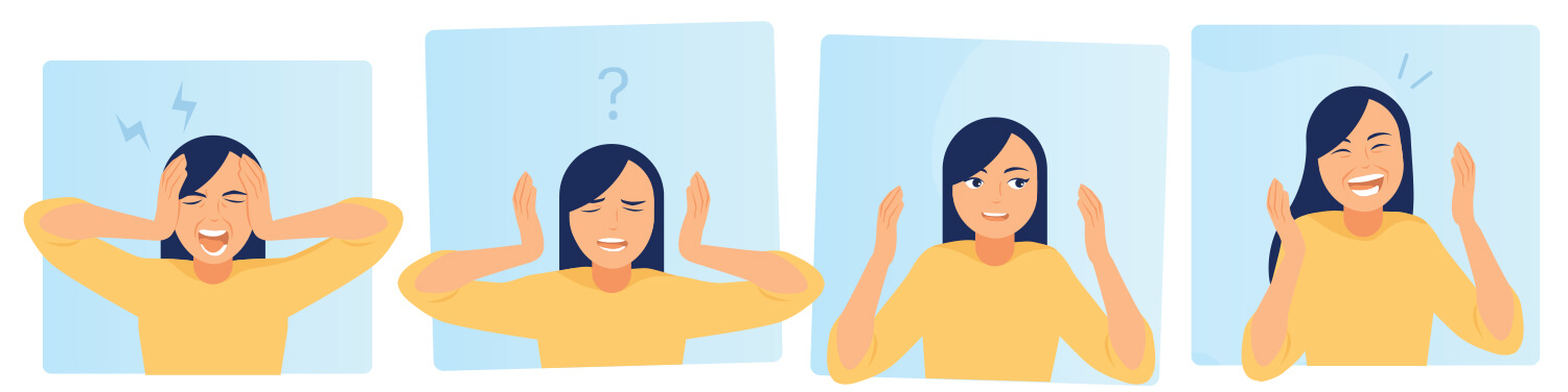 Relax and laugh because of coronavirus & covid 19 related stress