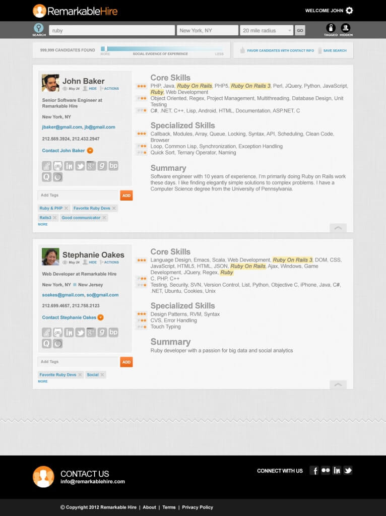 RemarkableHire source candidates
