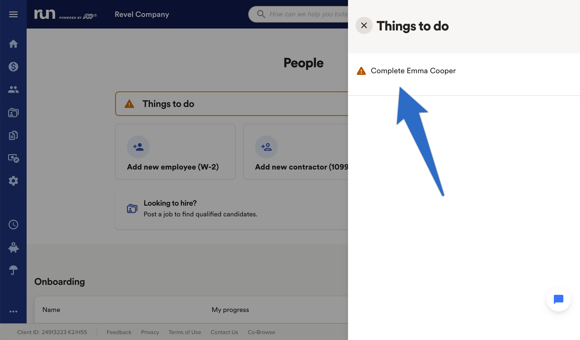 Onboard employees in ADP Run using candidate data from the JobScore ATS integration
