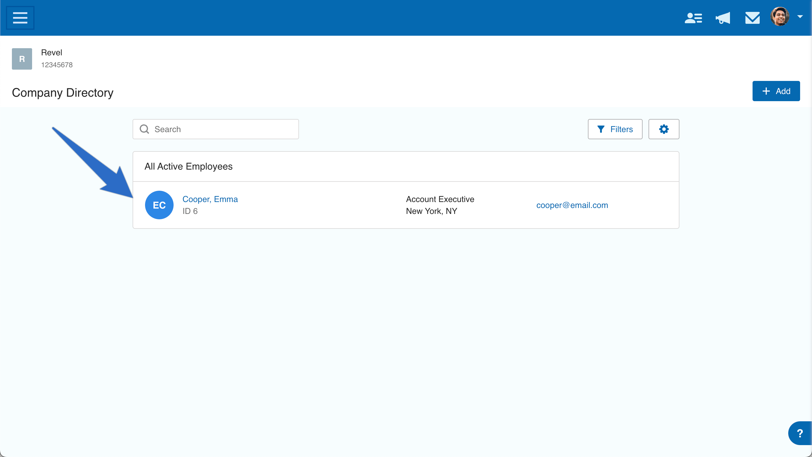If you don’t use Paychex onboarding, hires are added as employees in the company directory