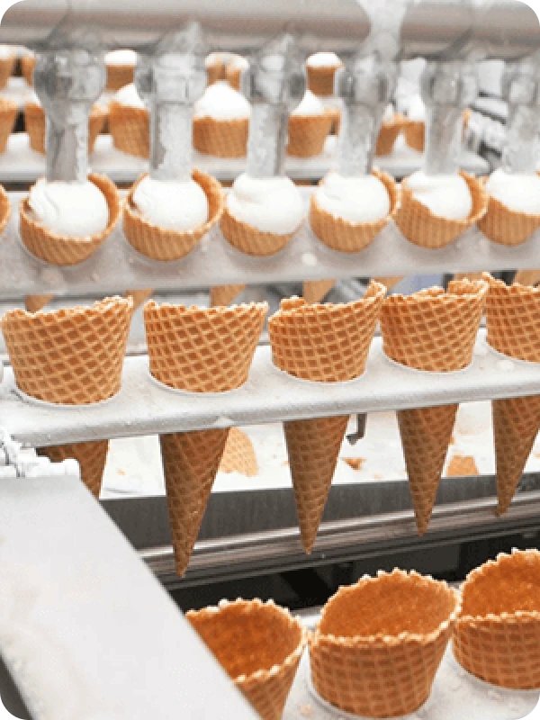 Empty ice cream cones, illustrating how simplification compounds