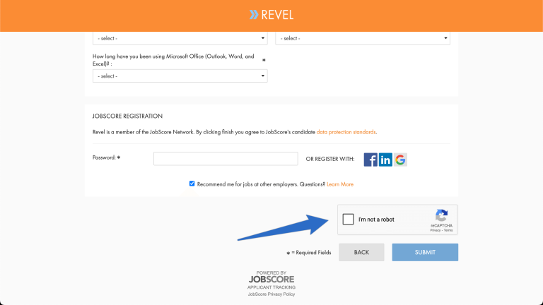 Fight Resume Spam Using CAPTCHAs in Job Application Forms