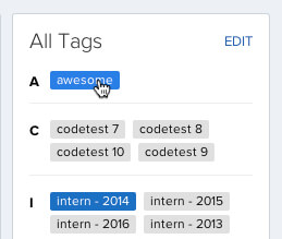 build custom lists, and filters