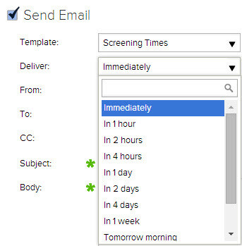 JobScore Schedule Candidate Emails